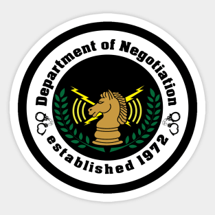 Department of Negotiation Logo Sticker